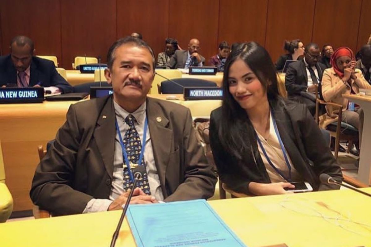 Nor Anisa delegasi Indonesia DI UN75 Youth Plenary