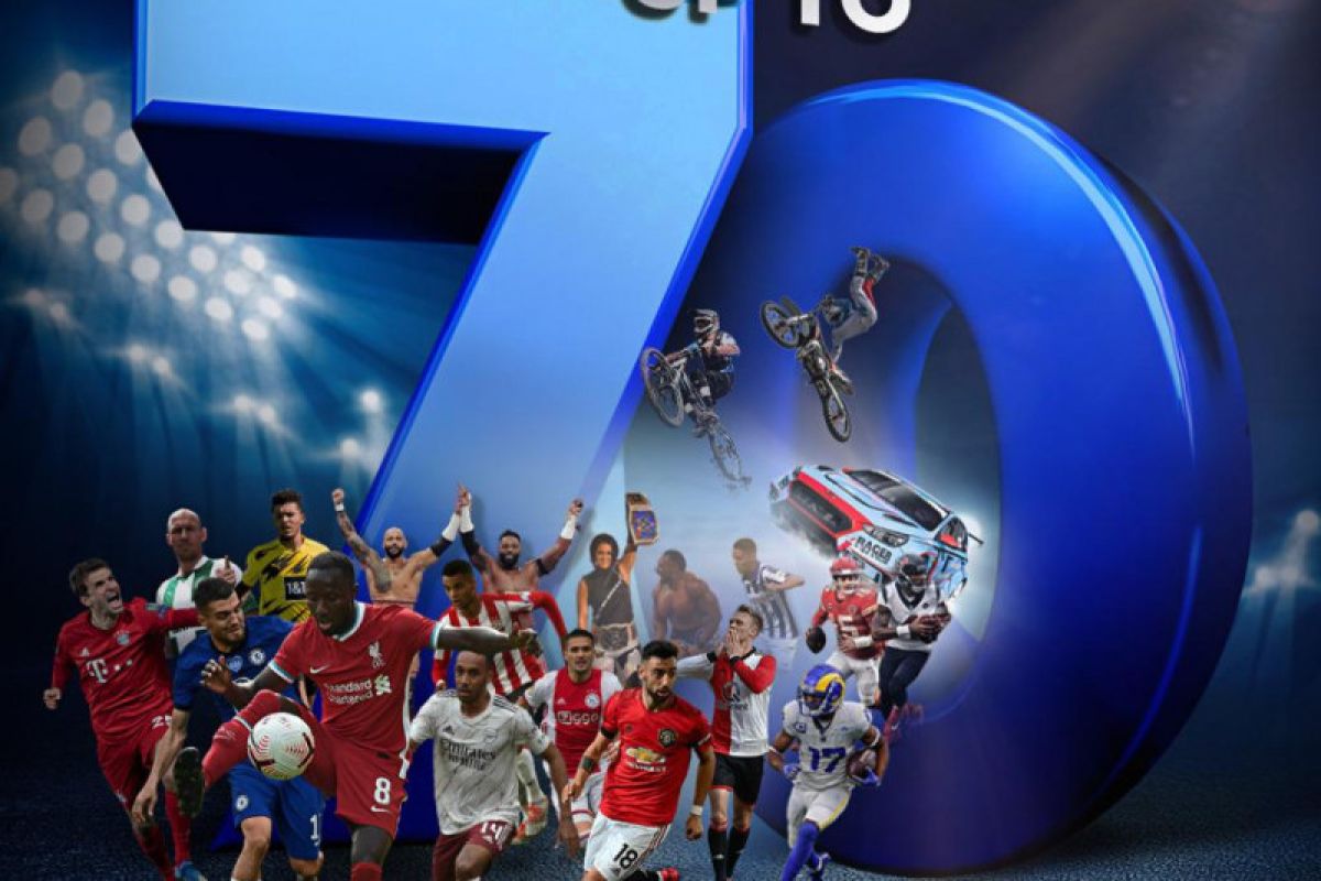 Mola TV menyiarkan hingga 70 pertandingan sepak bola setiap pekan