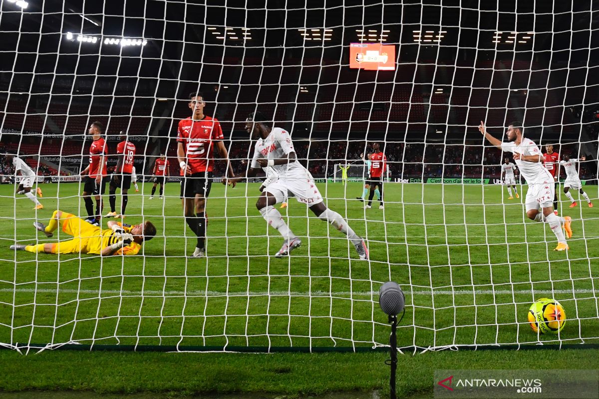 AS Monaco menyerah 1-2 kepada Rennes