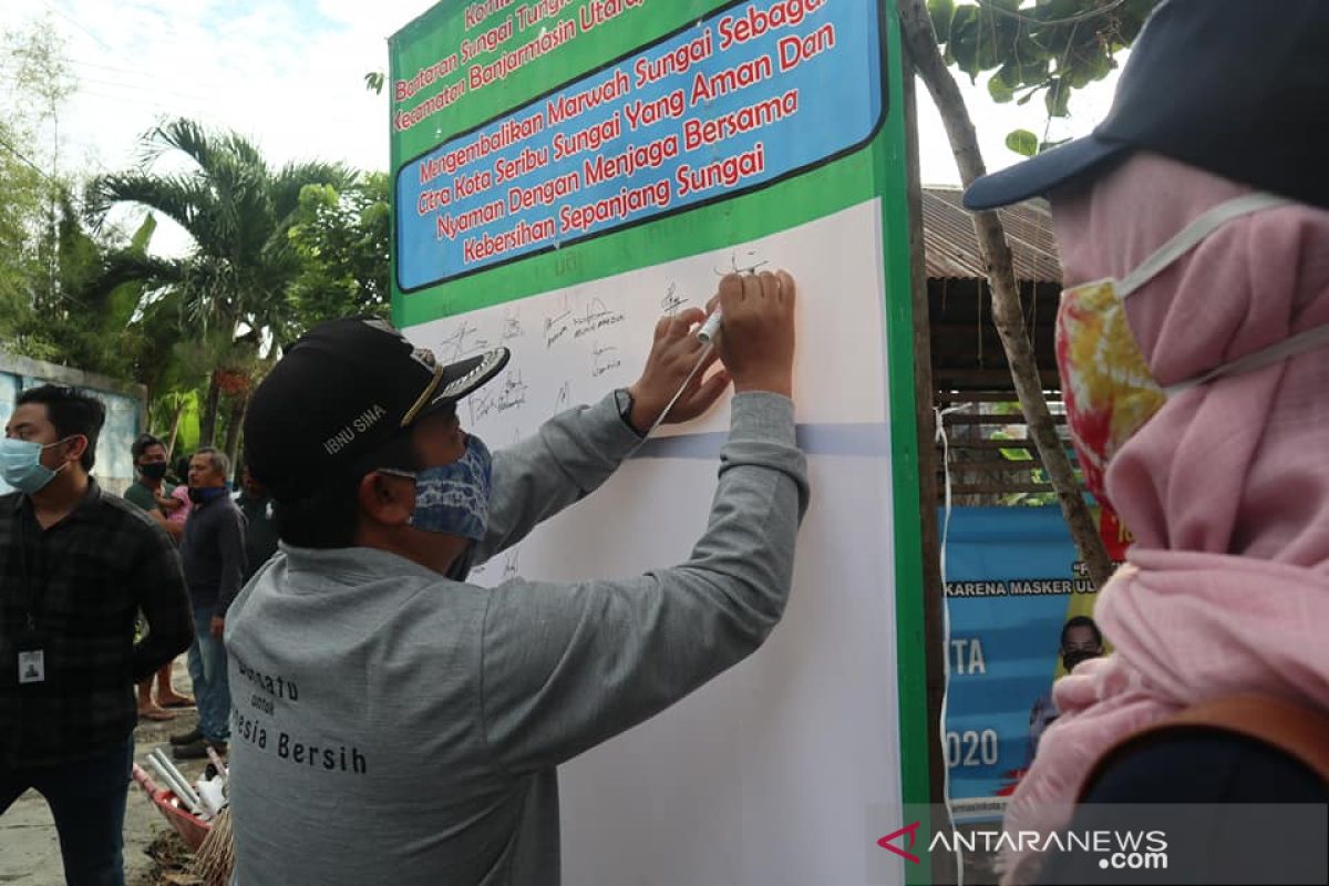 Momentum world cleanup day, sungai bersih masa depan Banjarmasin