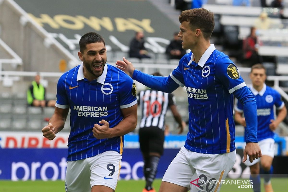 Brighton cukur tuan rumah Newcastle tiga gol tanpa balas