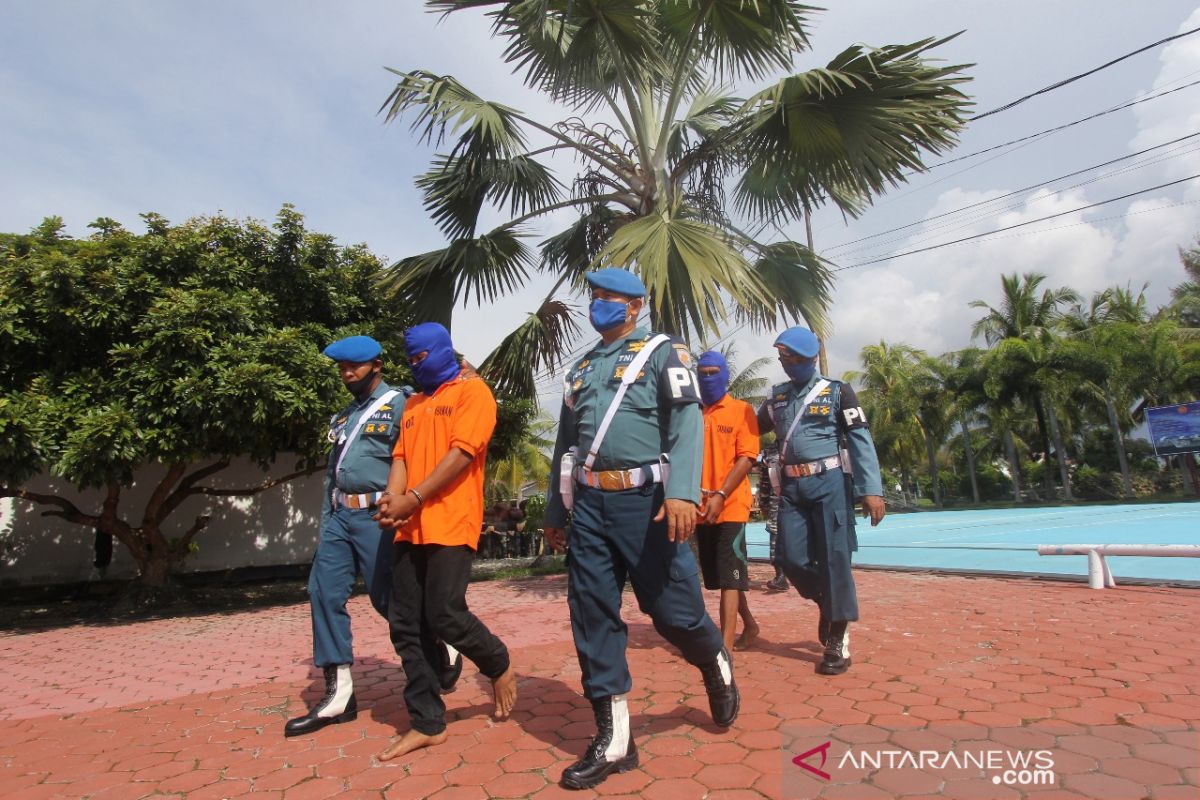 Lanal Dumai gagalkan penyelundupan sabu seberat 10,7 kg asal Malaysia