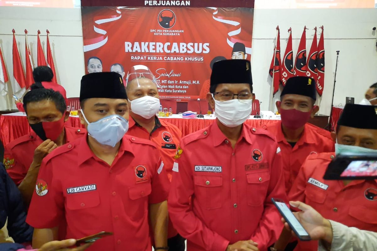 PDIP targetkan Eri-Armuji menang 70 persen dalam Pilkada Surabaya