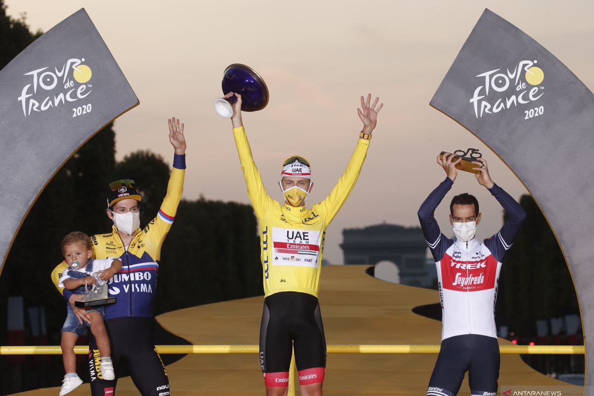 Klasemen akhir Tour de France setelah Pogacar memastikan gelar juara