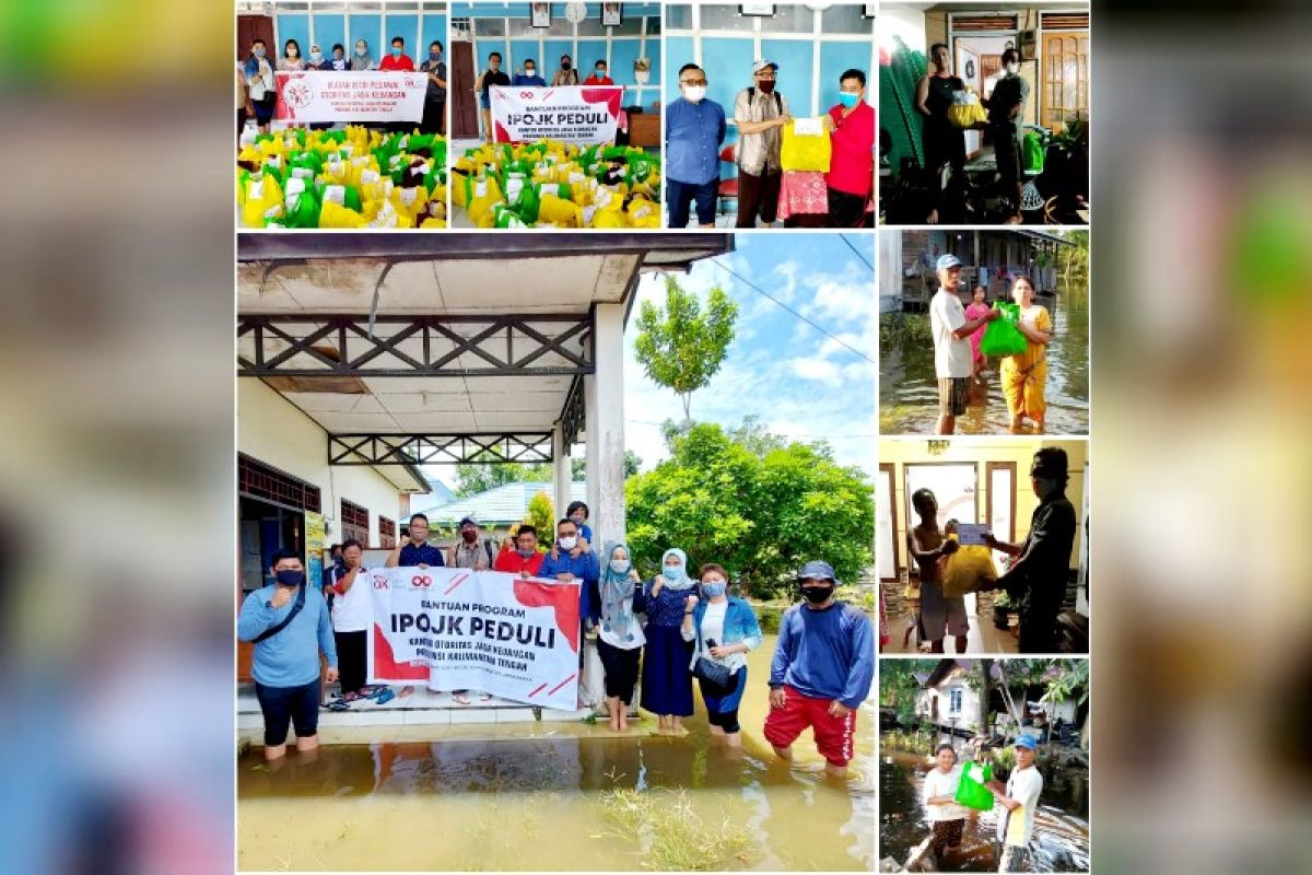 IPOJK dan IIPOJK berikan bantuan kepada korban banjir di Kalteng