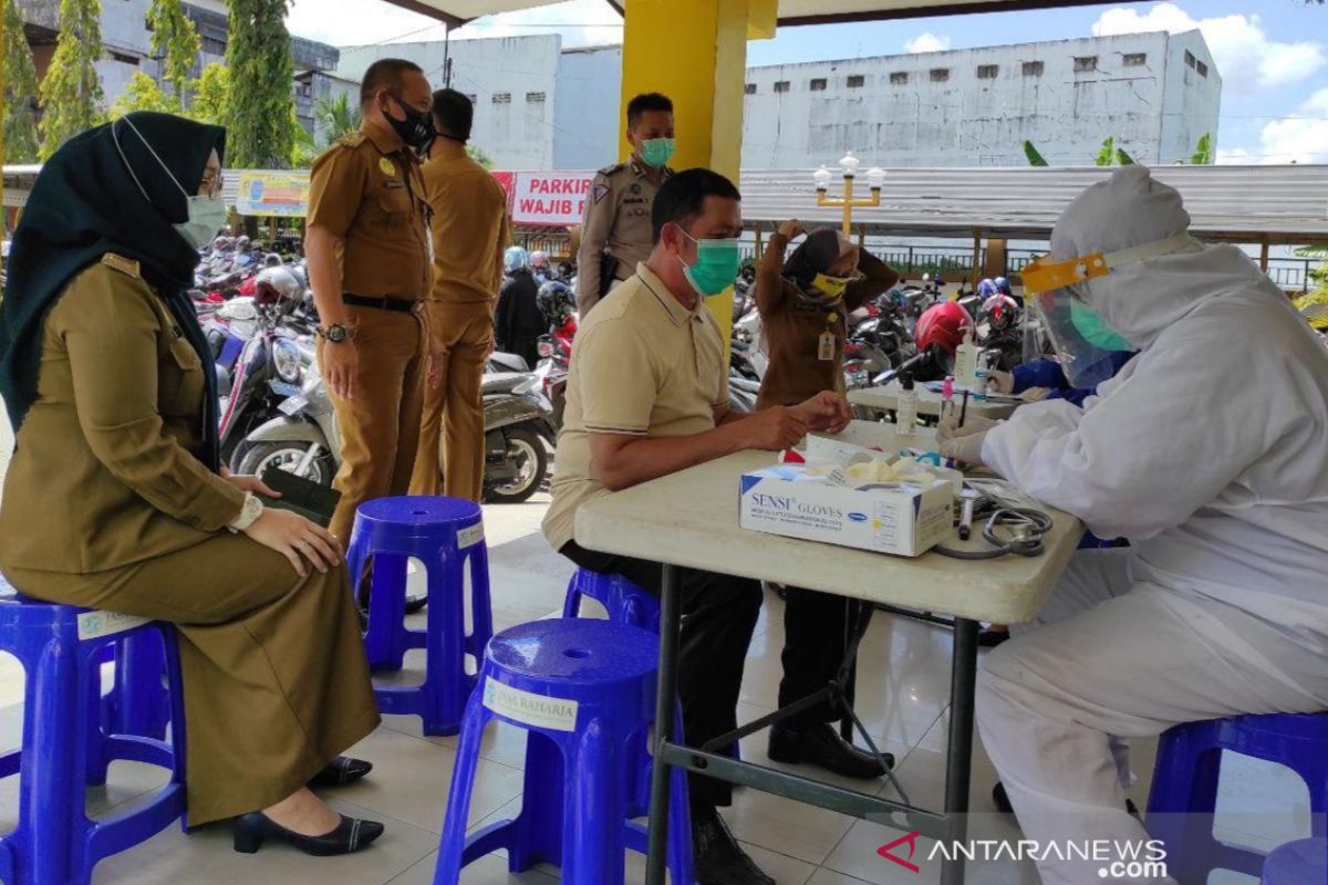 Jasa Raharja gelar rapid test gratis di Samsat Banjarmasin