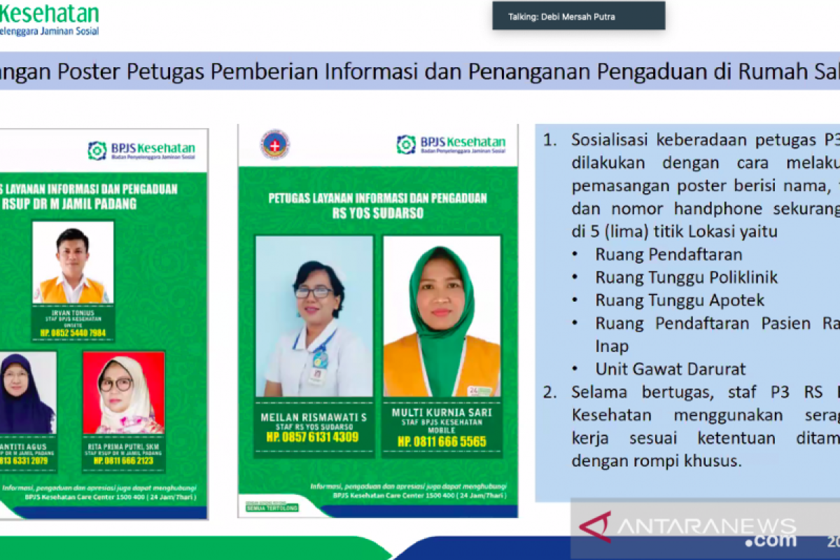 Komisi Informasi, Ombudsman dan  RS dukung keterbukaan informasi serta penyelesaian pengaduan JKN-KIS