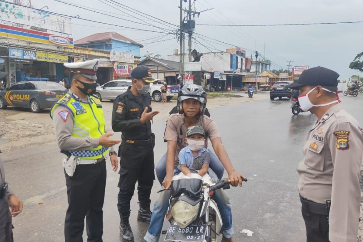 Polres Mesuji kerahkan 60 personel untuk penegakan protokol kesehatan