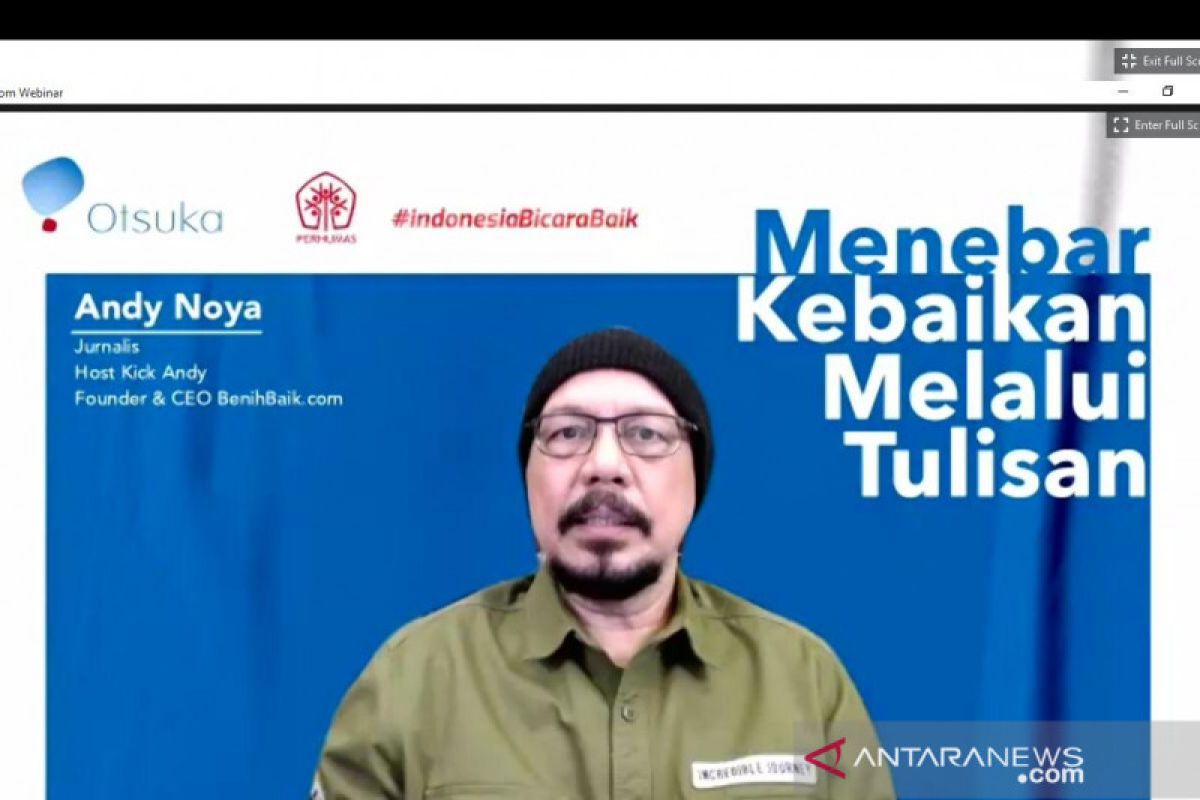 Andy Noya sebut  Jurnalis tidak hanya sebatas penyampai informasi