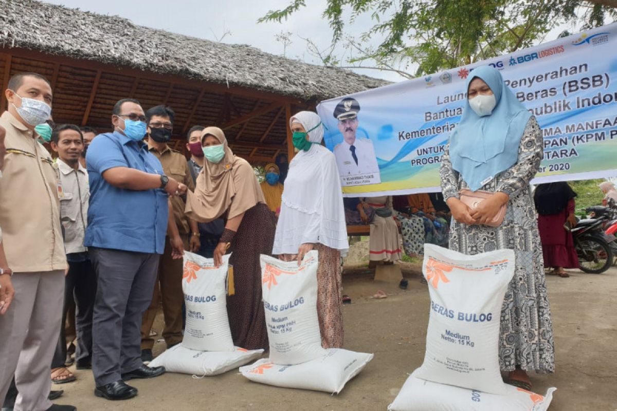 41 ribu lebih keluarga di Aceh Utara terima bansos beras