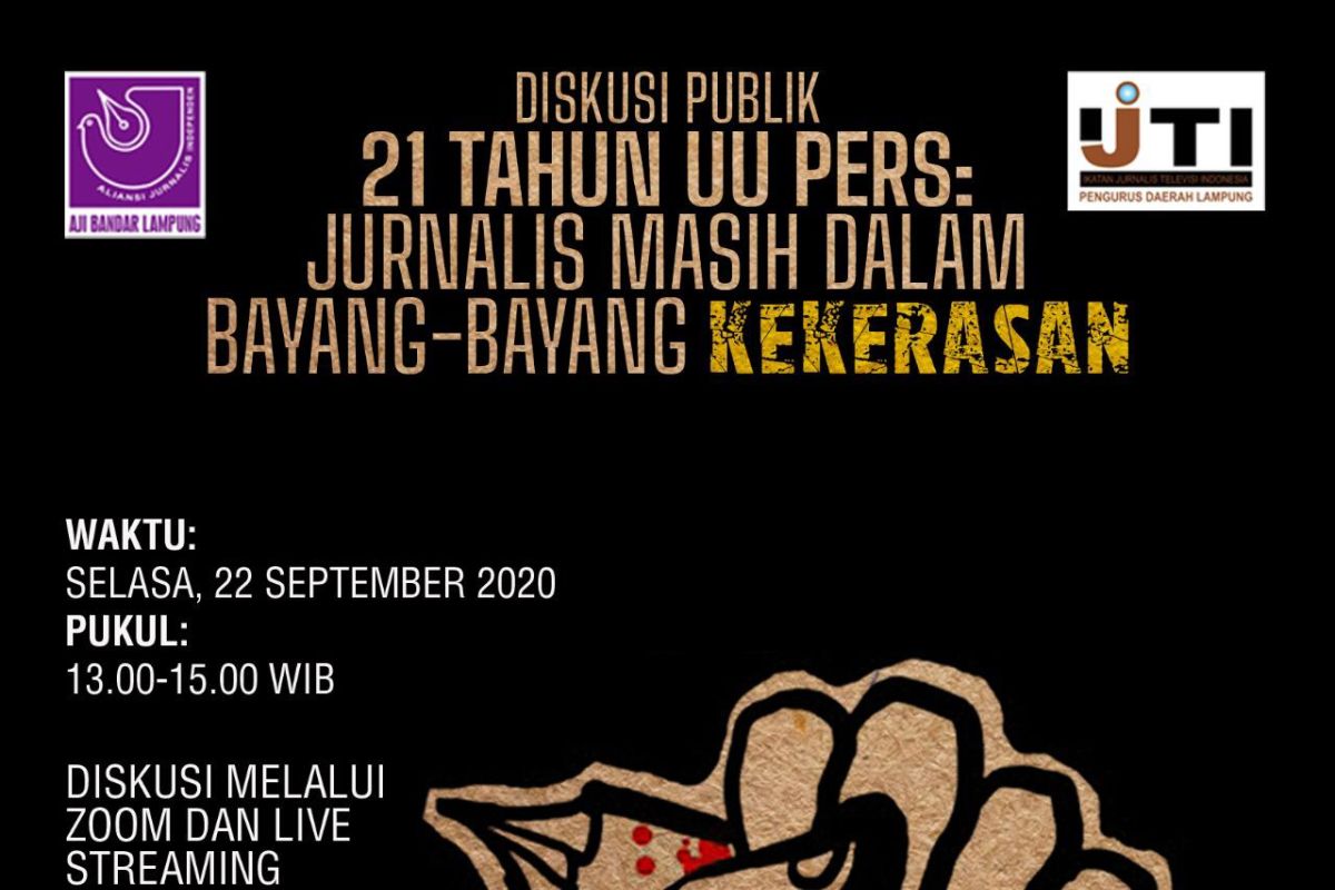 AJI-IJTI Lampung gelar diskusi publik 21 tahun UU Pers