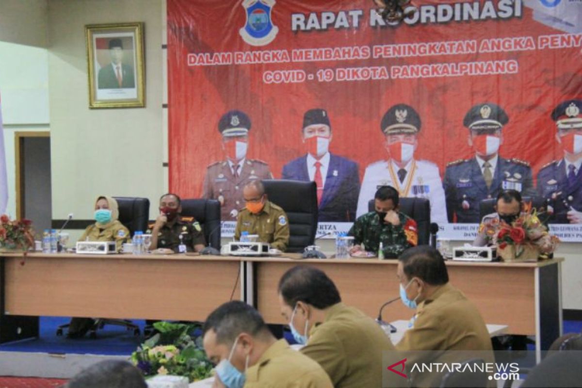 Pemkot Pangkalpinang gelar rakor bahas angka penyebaran COVID-19