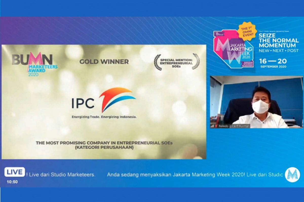 IPC raih tiga penghargaan BUMN Marketeers Awards 2020