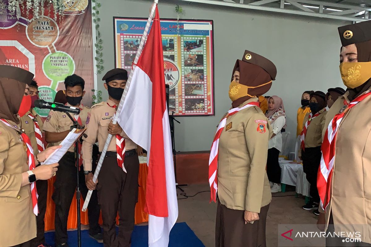 Fory Naway: Lapas Perempuan Gorontalo aktif kegiatan Pramuka