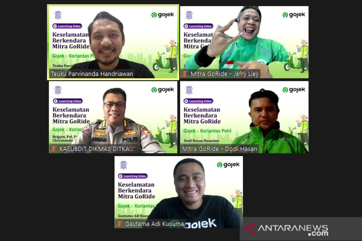 Gojek dan Korlantas POLRI luncurkan pelatihan keselamatan berkendara