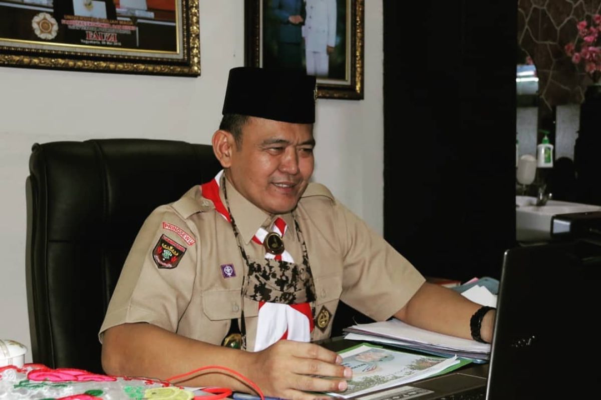 Pramuka ikut andil pelaksanaan World Clean-up Day di Kabupaten Pringsewu