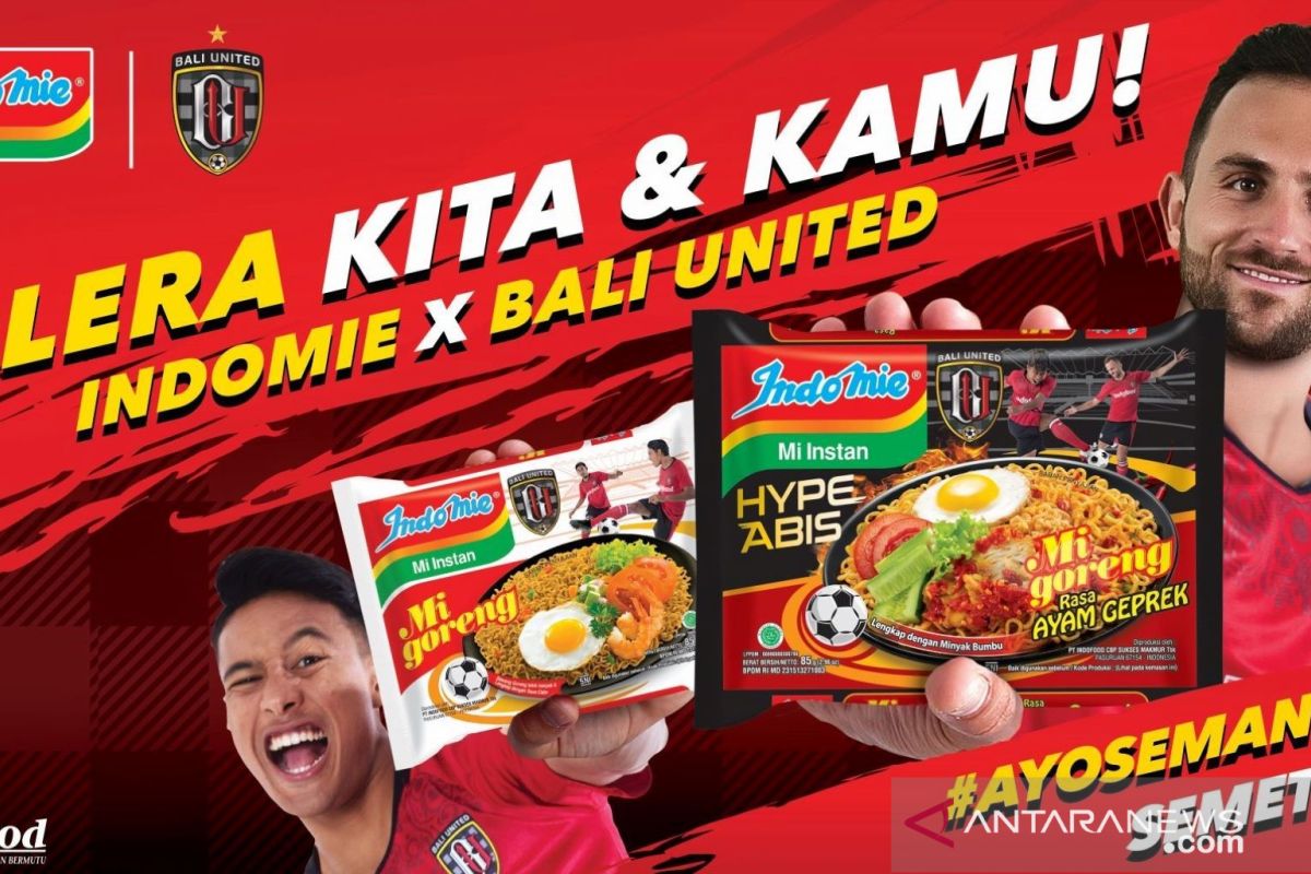 Indomie luncurkan kemasan spesial Bali United