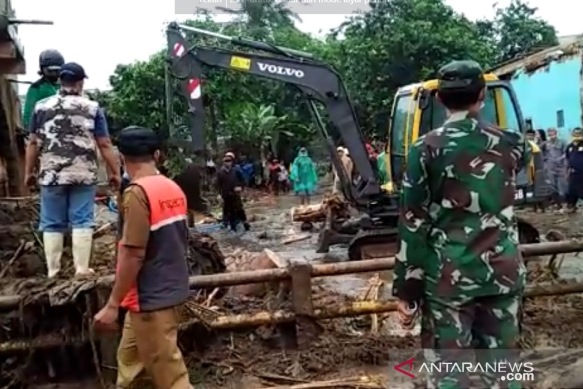 Data sementara rumah terdampak banjir bandang Sukabumi ada 289 unit