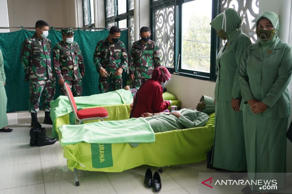 Korem 091/ASN gelar aksi donor darah