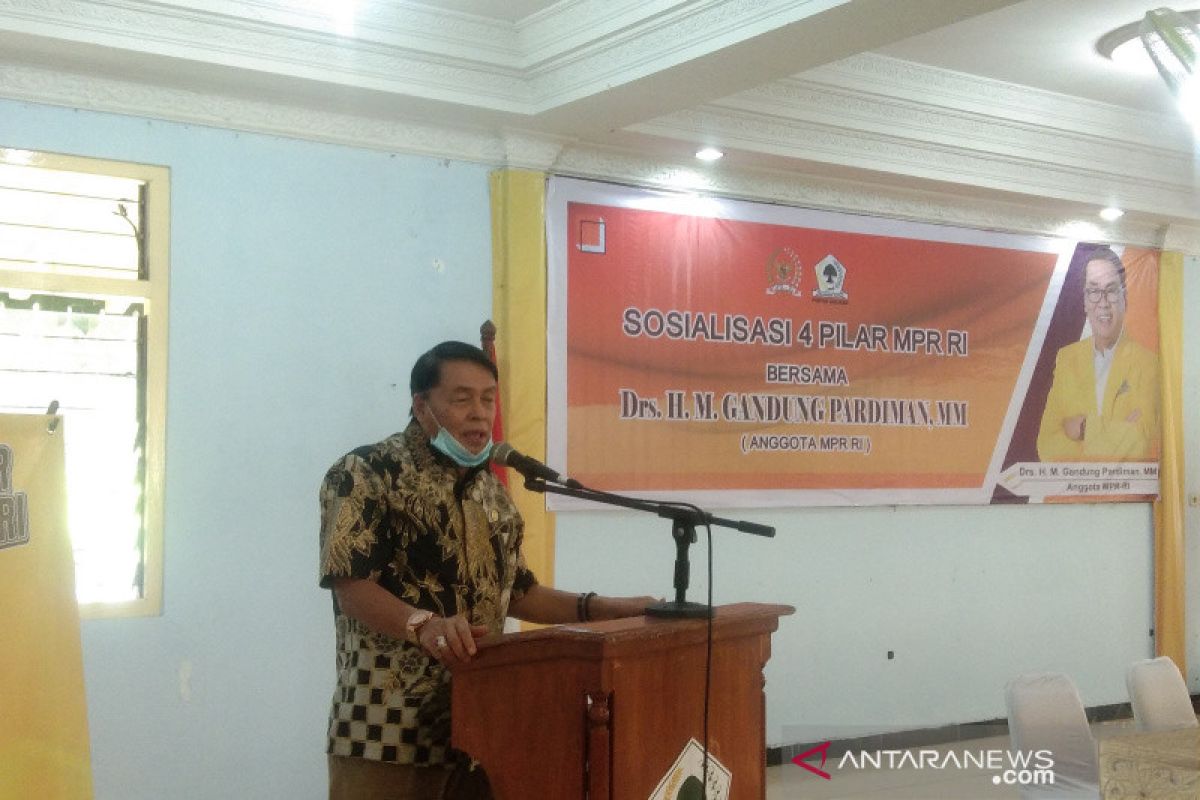 Anggota MPR RI menyosialisasikan Empat Pilar di Bantul