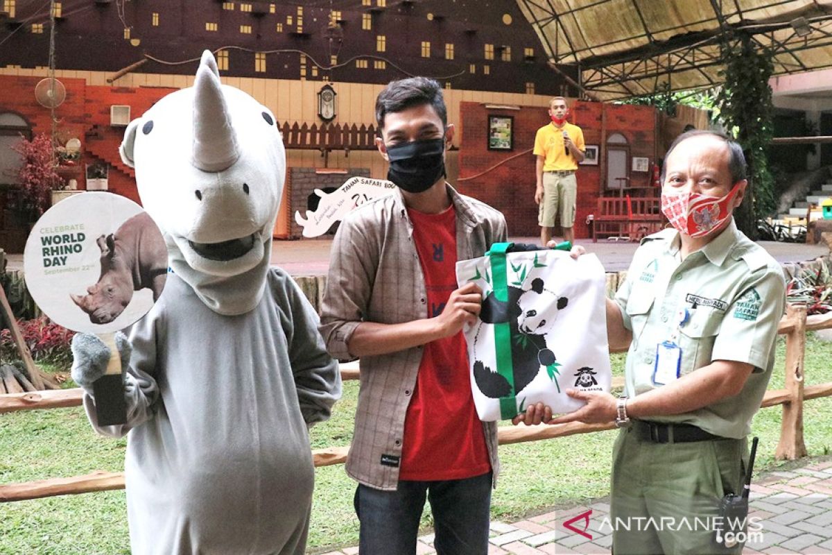 Hari Badak Se-Dunia, Taman Safari Bogor kampanye cinta badak