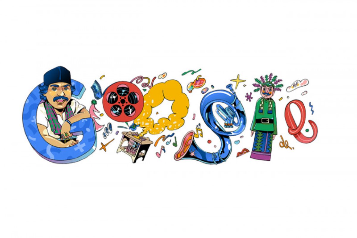 Google Doodle mengenang Benyamin Sueb