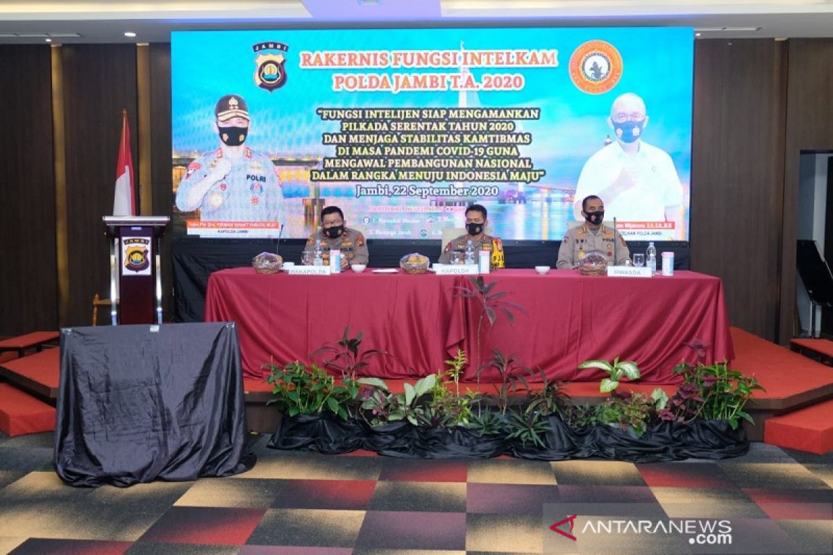 Kapolda minta intelijen siap amankan Pilkada serentak di Jambi