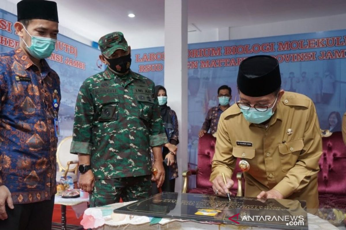 Gubernur Jambi resmikan laboratorium PCR COVID-19