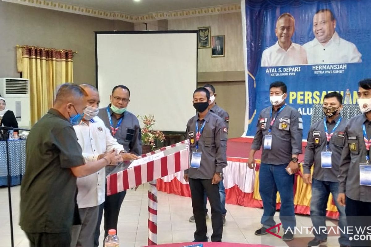 Indra Sikoembang kembali pimpin PWI Asahan 2020- 2023