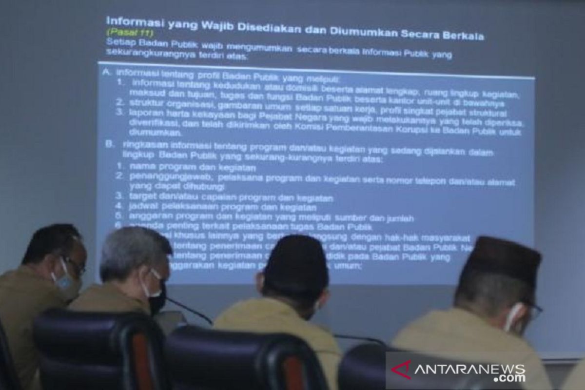 Wagub Babel minta pengelola segera selesaikan Daftar Informasi Publik