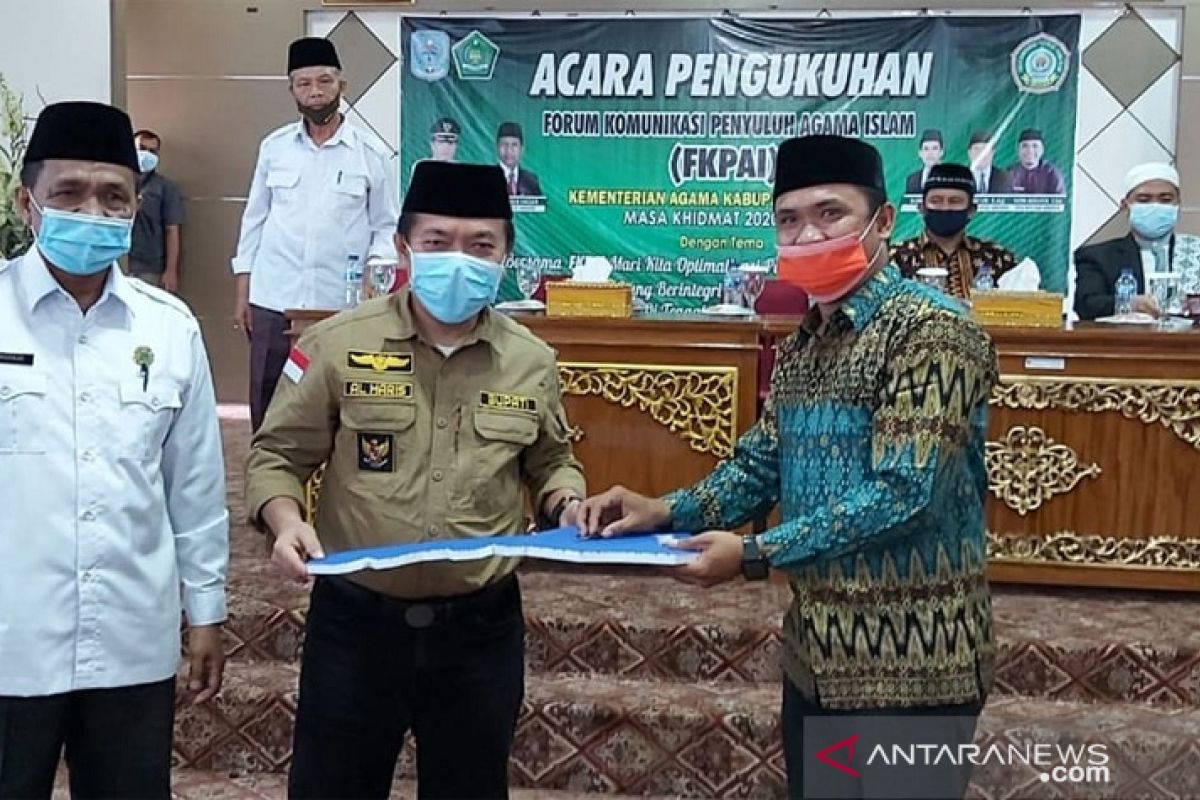 Bupati Merangin minta FKPAI jadi garda terdepan menysiarkan Islam