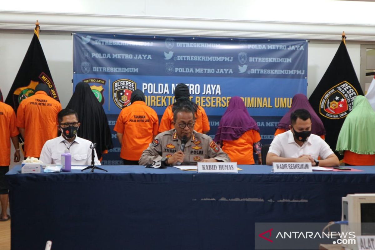 Polda Metro rekonstruksi kasus klinik aborsi di Jakarta Pusat, 10 orang ditetapkan sebagai tersangka