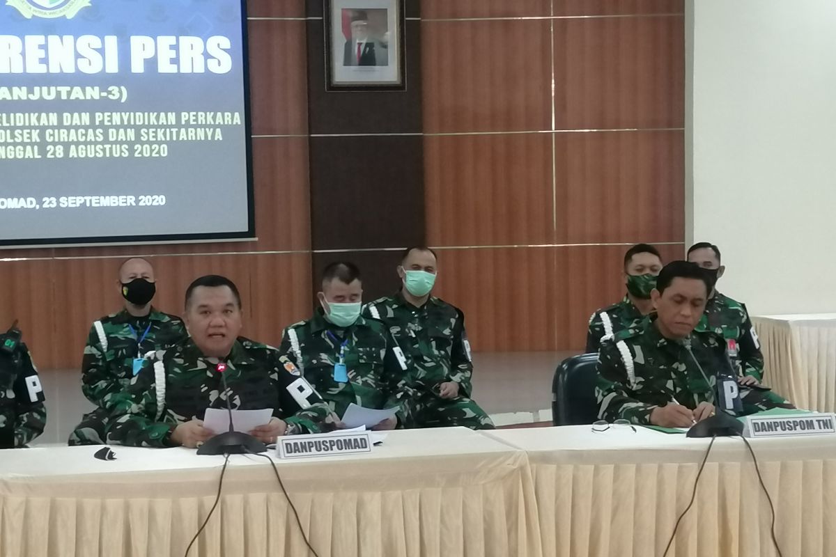 Danpuspomad ungkap berkas Prada MI akan dilimpahkan ke Oditur Militer