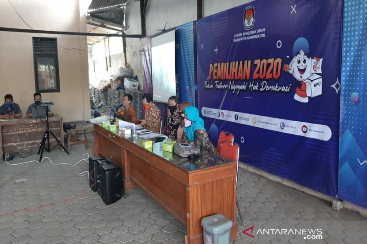 KPU Gunung Kidul tetapkan 4 pasangan calon peserta Pilkada 2020