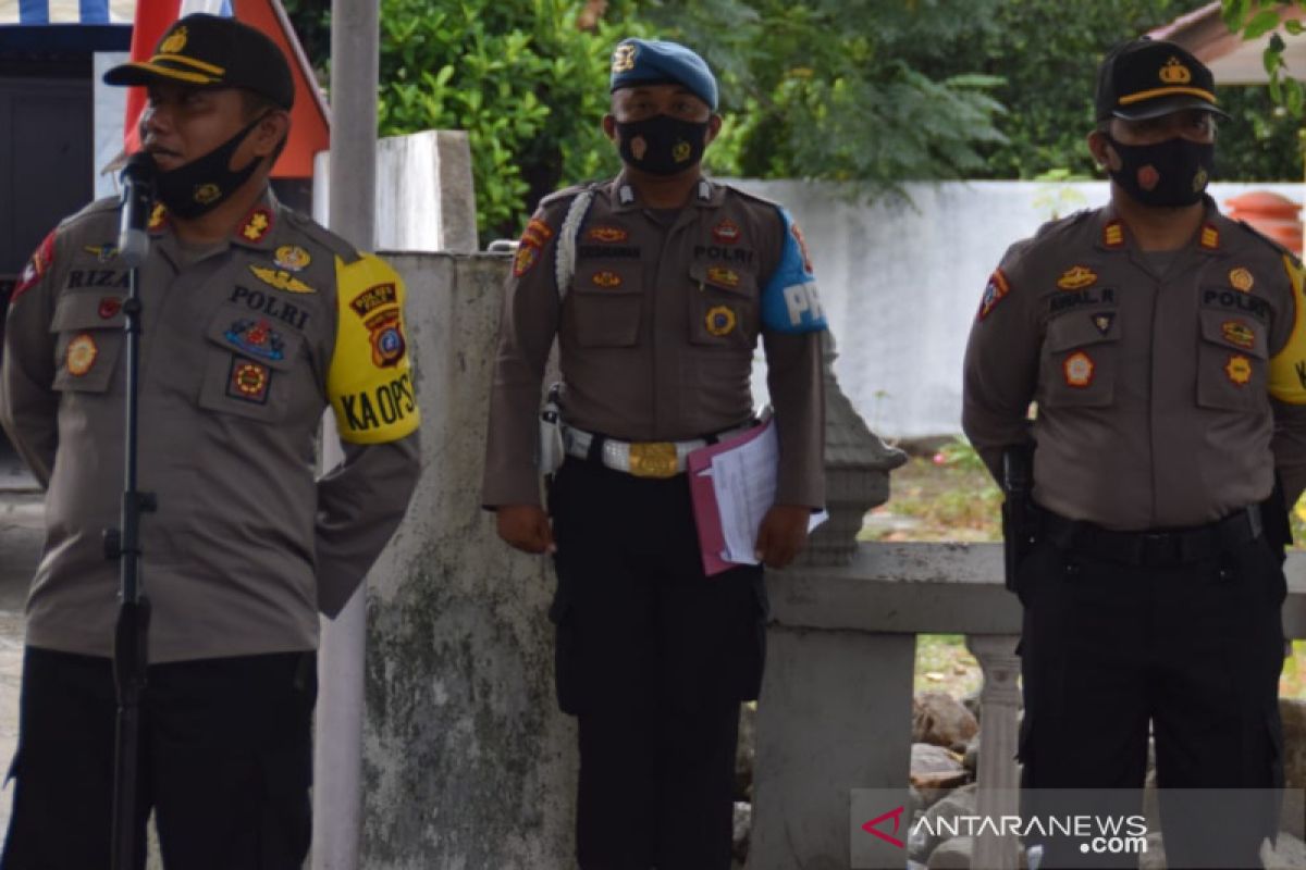 Polres Palu turunkan ratusan personel kawal penetapan peserta pilkada