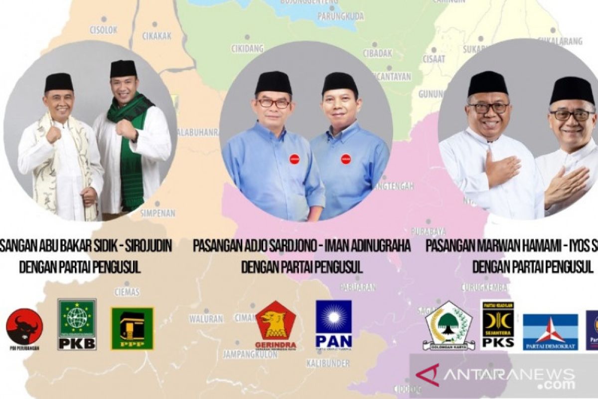 KPU Sukabumi tetapkan tiga pasangan calon jadi peserta Pilkada 2020