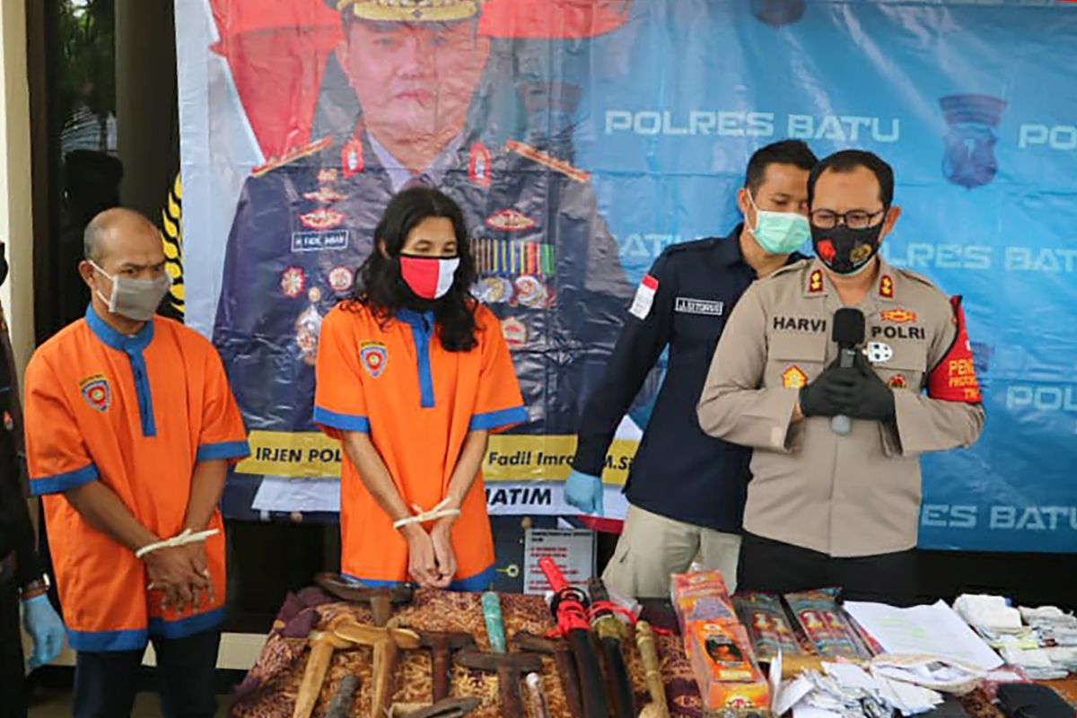 Polisi ringkus pelaku penggelapan bermodus penggandaan uang di Kota Batu