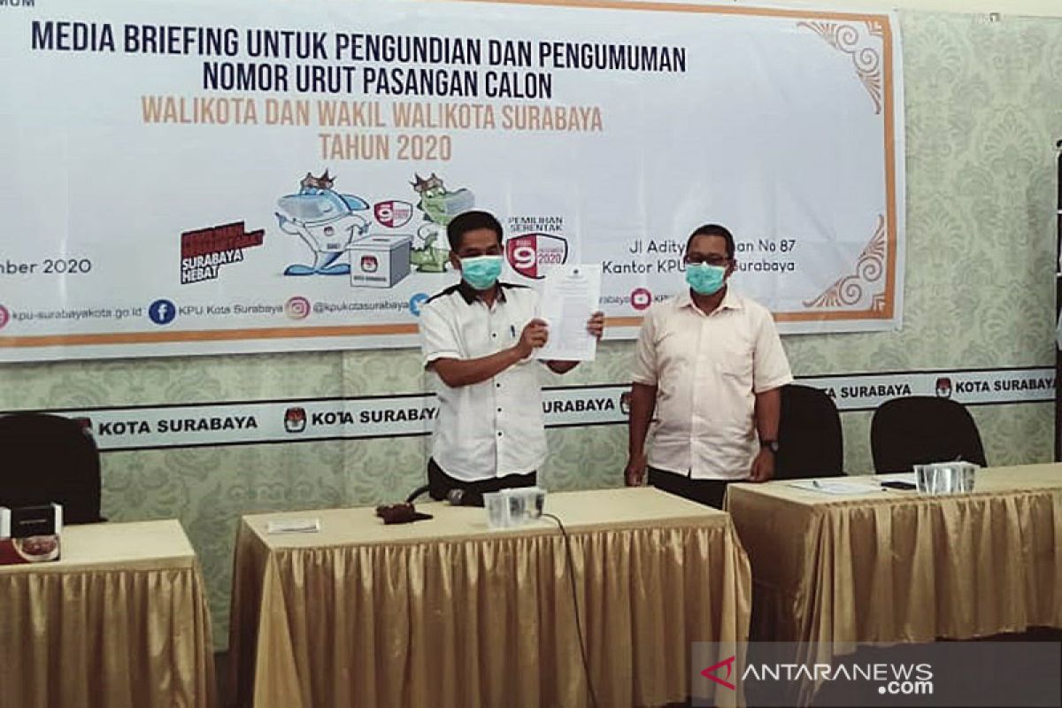 KPU Surabaya tetapkan dua peserta Pilkada 2020