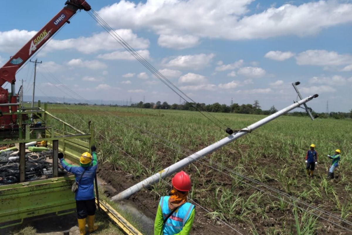 Pascahujan disertai angin kencang, 1.012 gardu trafo PLN di Kudus alami gangguan