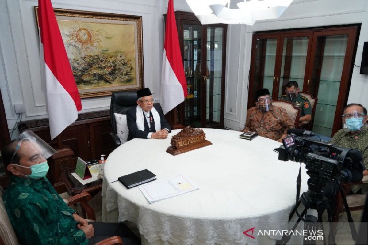 Wapres Ma'ruf Amin sebut keselamatan jiwa masyarakat Indonesia harus didahulukan