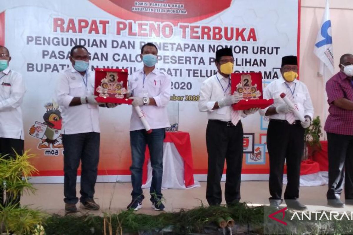 Empat cabup-cawabup Wondama meyakini nomor urut mereka terbaik