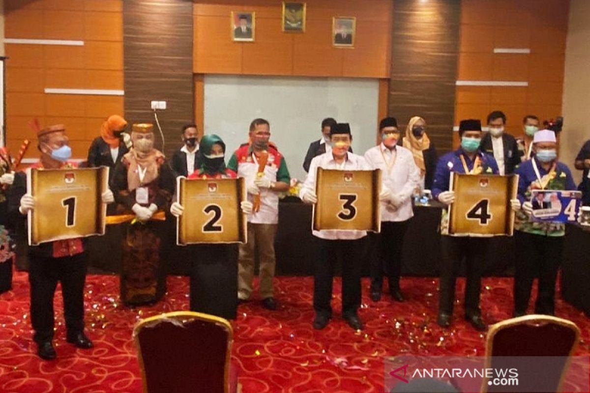 Begini empat pasang peserta Pilkada Kotim memaknai nomor urut mereka