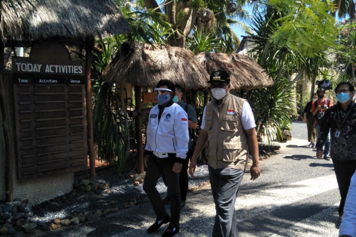 Menteri Kominfo cek pembangunan infrastruktur telekomunikasi KEK Mandalika Resort