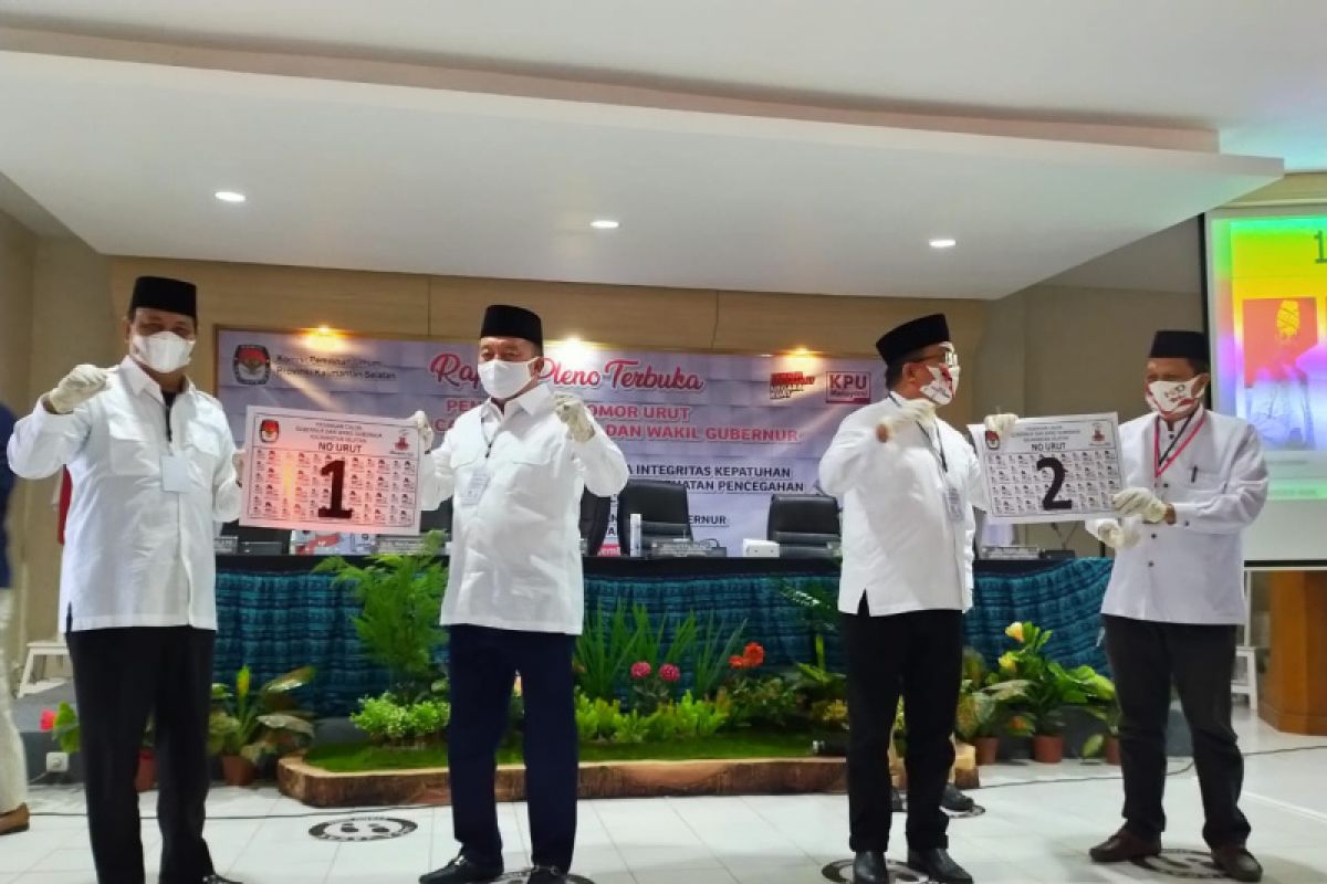 Sahbirin-Muhidin nomor 1 dan Denny-Difriadi nomor 2