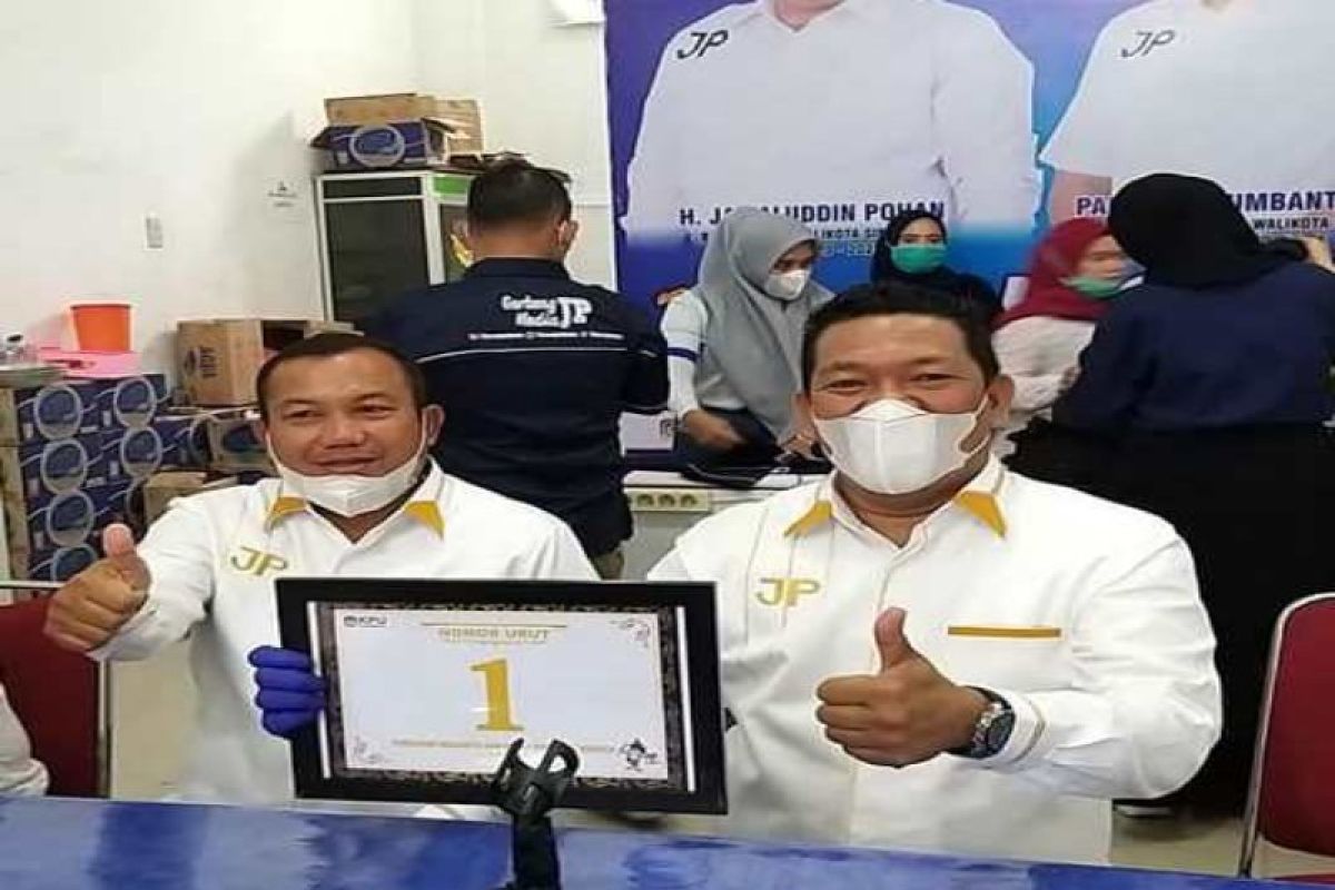 Pasangan Jamal-Pantas nomor urut 1 di Pilkada Sibolga