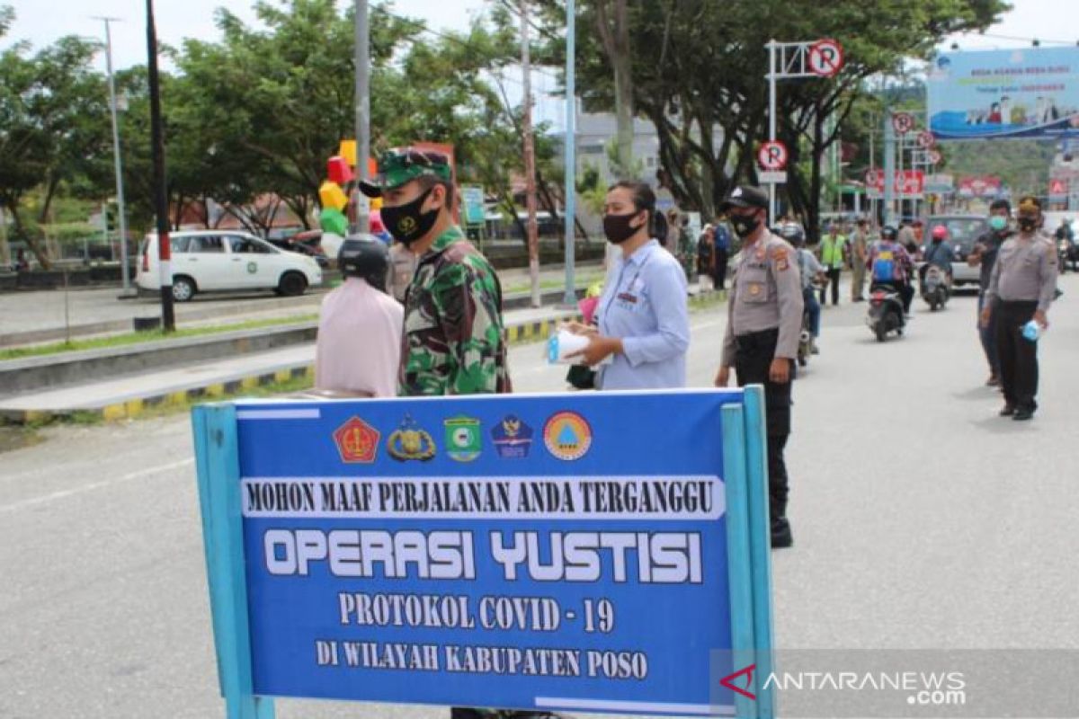 Polda dan Pemda Sulteng mulai operasi penerapan protokol kesehatan COVID-19