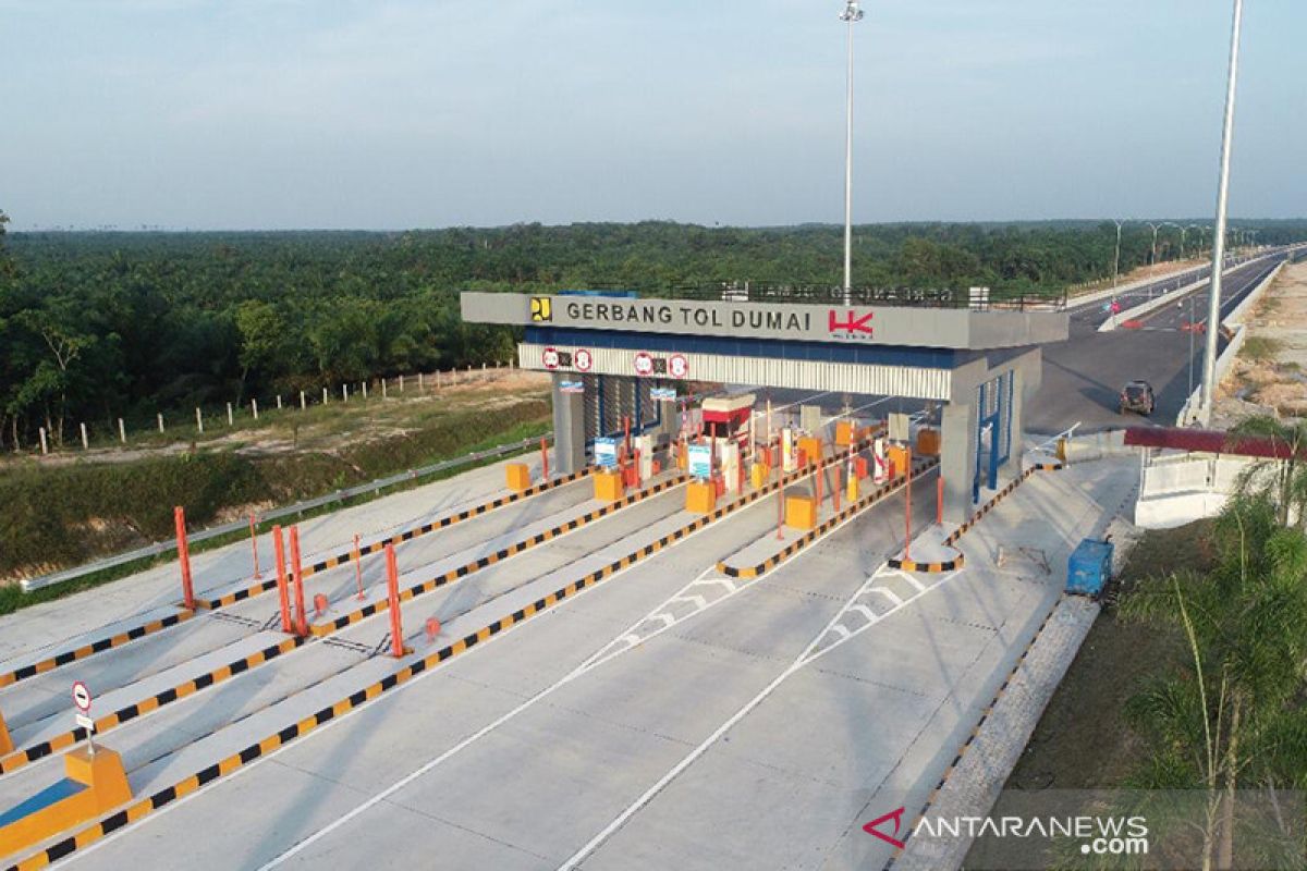 Tol Pekanbaru-Dumai kembali gratis hingga satu pekan lagi