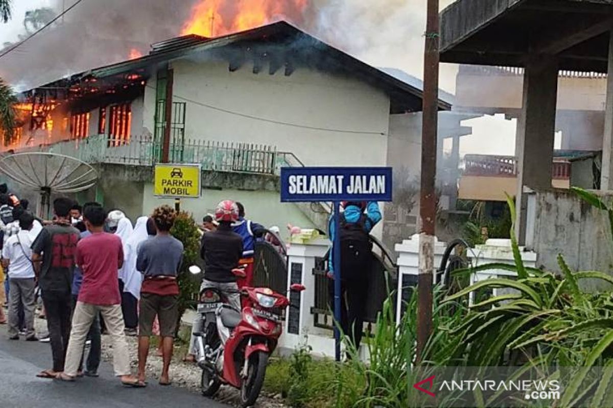 Asrama MTI Kapau Agam terbakar, kerugian capai Rp2 miliar