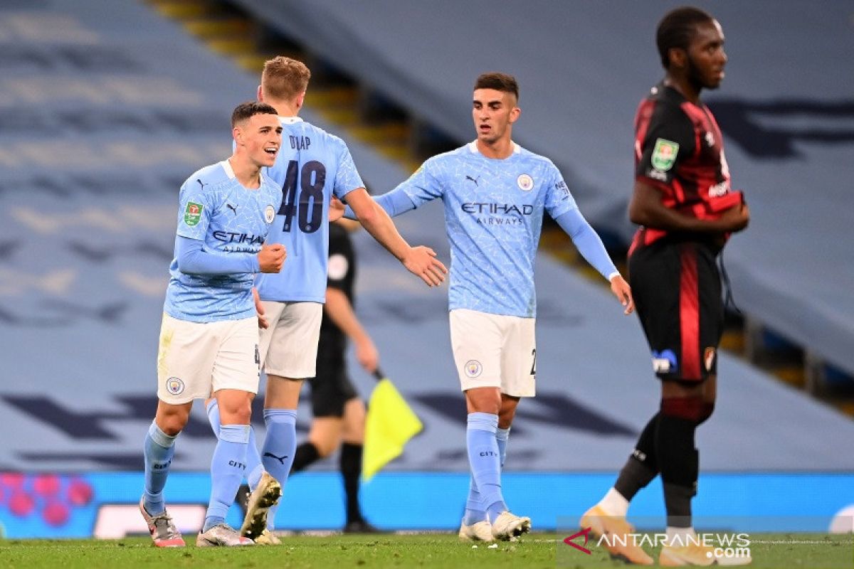 City singkirkan Bournemouth di putaran ketiga Piala Liga