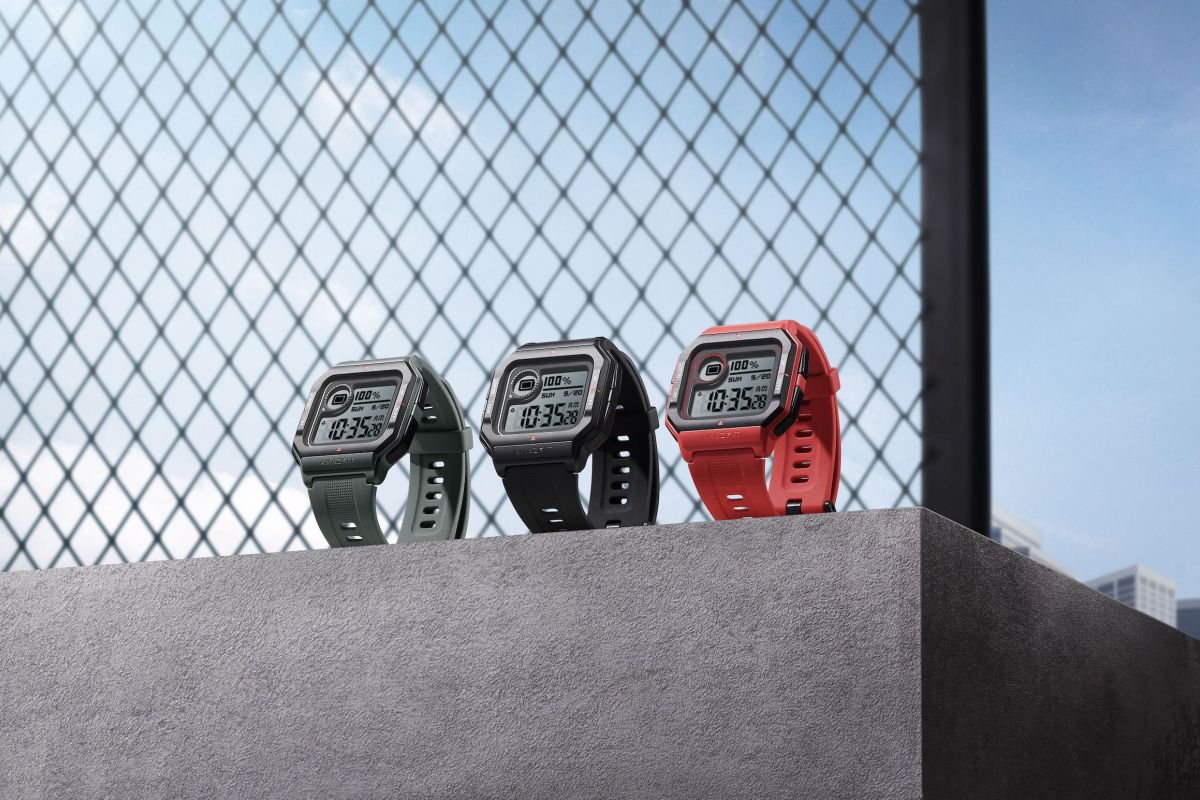 Arloji digital gaya retro diluncurkan Amazfit